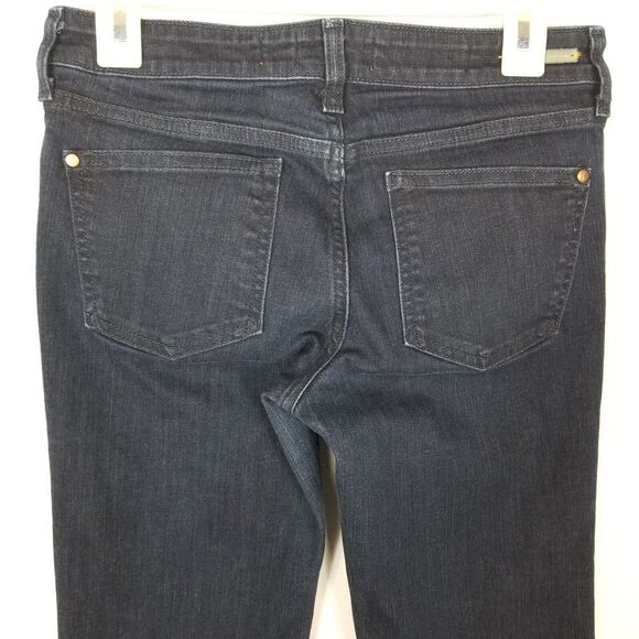 Anthropologie Pilcro Women Flare Leg Jeans Size 27 Navy Blue  Mid Rise - Picture 5 of 10